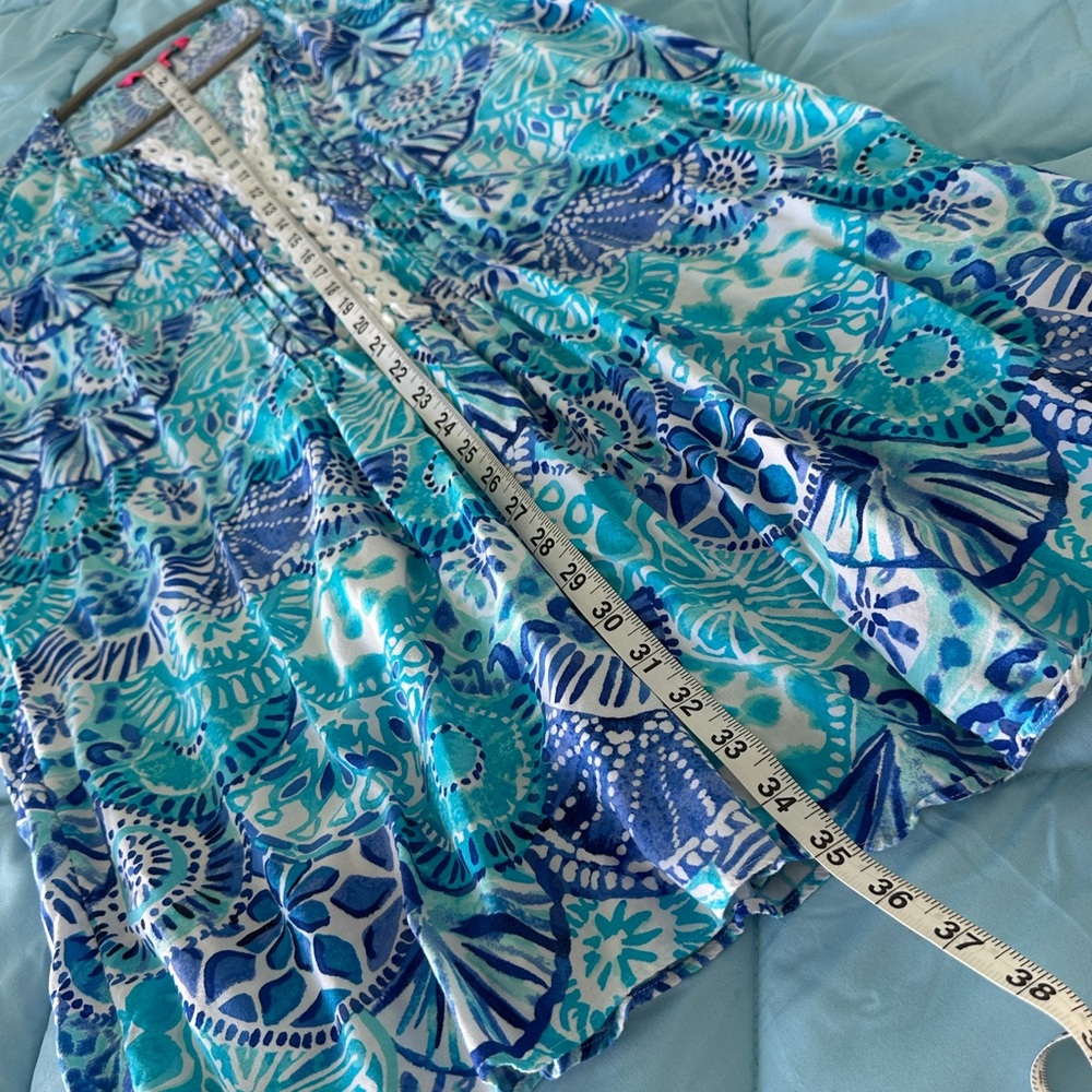 Lilly Pulitzer Hollie Tunic Dress EUC Breakwater Tint Party Wave XL - Picture 4 of 14